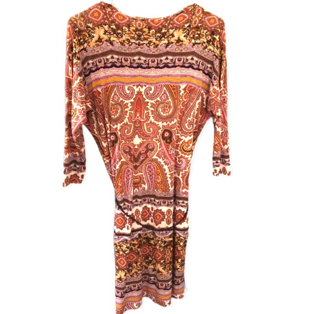 Anthro Velvet Graham & Spencer boho paisley dress - Picture 8 of 10